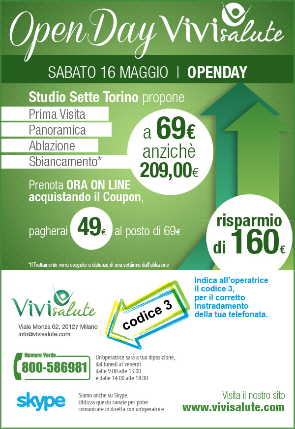sabato 16 maggio 2015 offerta dentisti low cost Torino